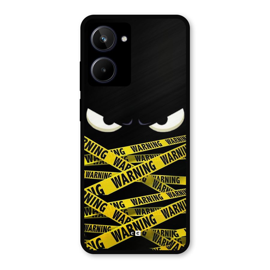 Warning Eyes Metal Back Case for Realme 10