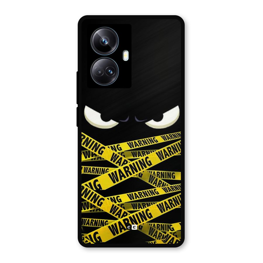 Warning Eyes Metal Back Case for Realme 10 Pro Plus