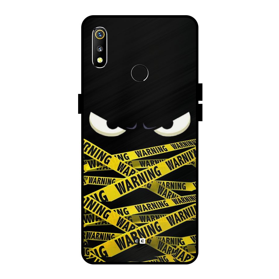 Warning Eyes Metal Back Case for Realme 3i