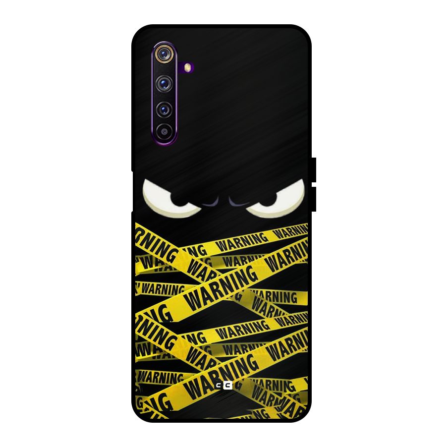 Warning Eyes Metal Back Case for Realme 6 Pro