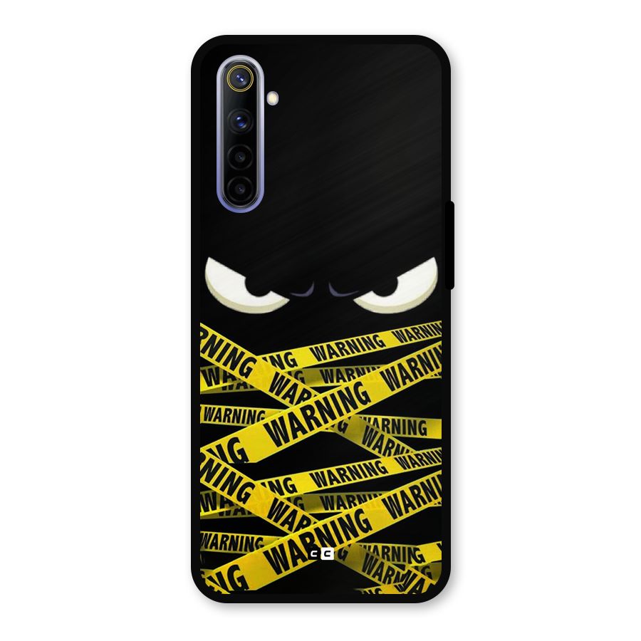 Warning Eyes Metal Back Case for Realme 6i
