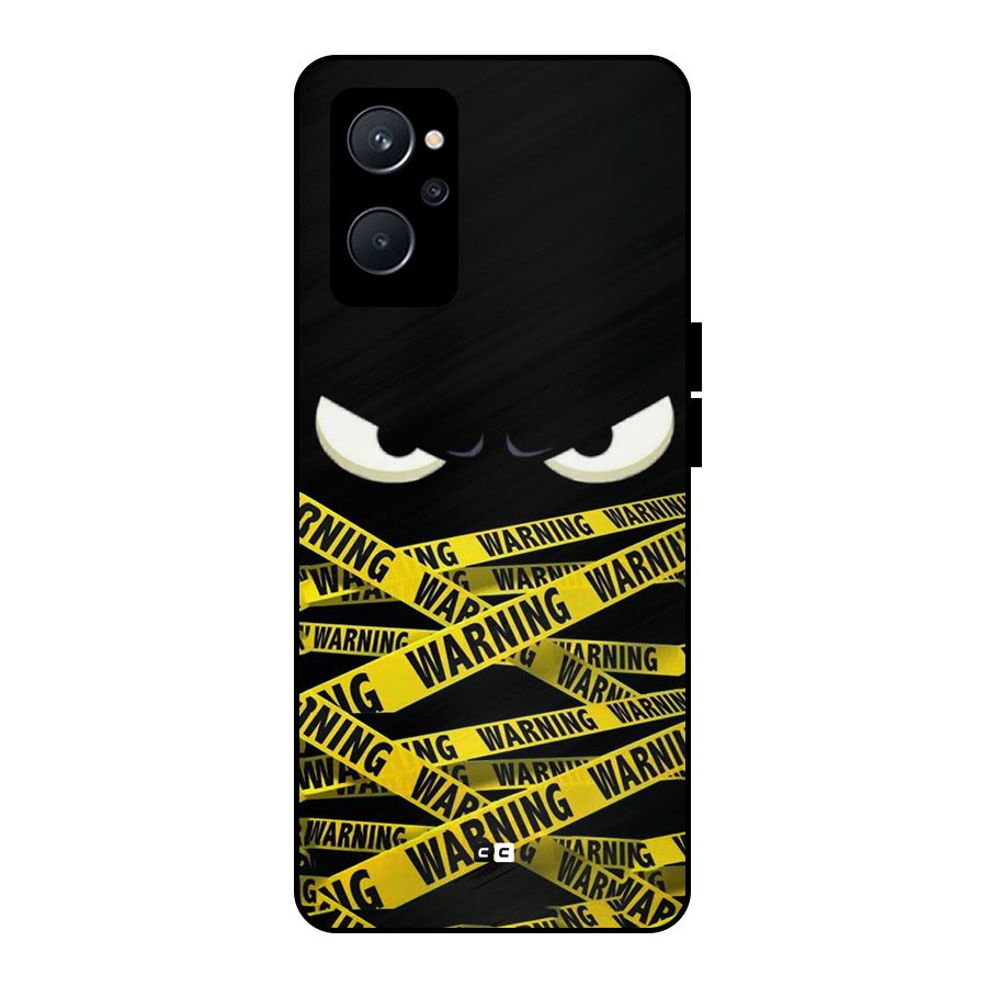 Warning Eyes Metal Back Case for Realme 9i 5G
