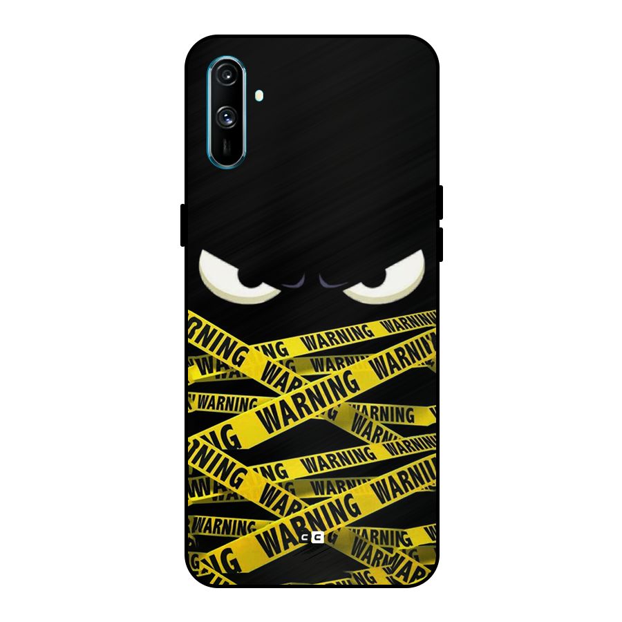 Warning Eyes Metal Back Case for Realme C3