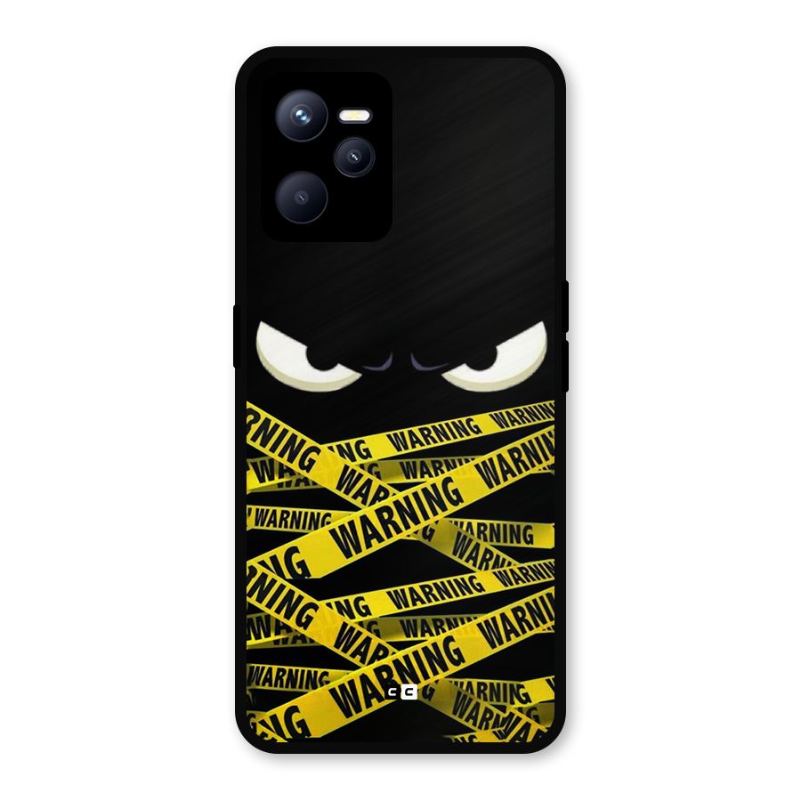Warning Eyes Metal Back Case for Realme C35