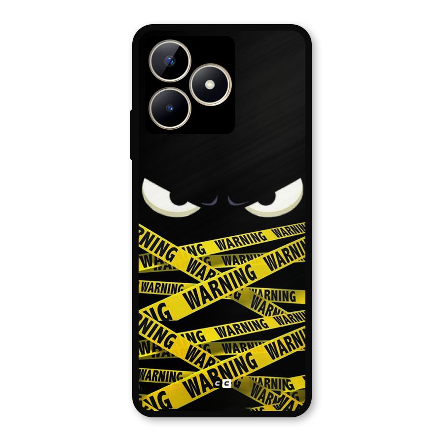Warning Eyes Metal Back Case for Realme C53
