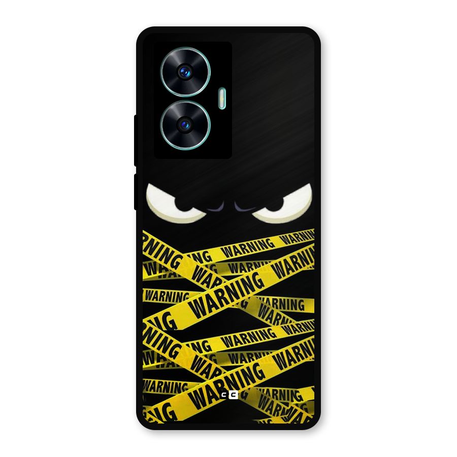Warning Eyes Metal Back Case for Realme Narzo N55