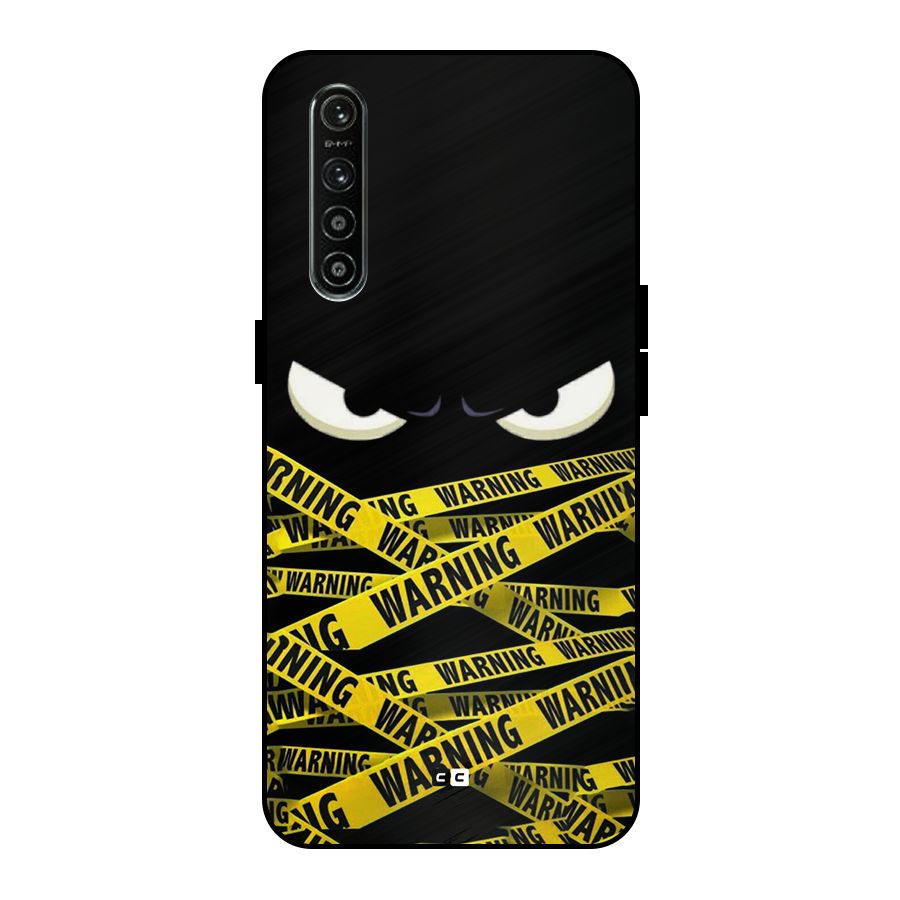 Warning Eyes Metal Back Case for Realme XT