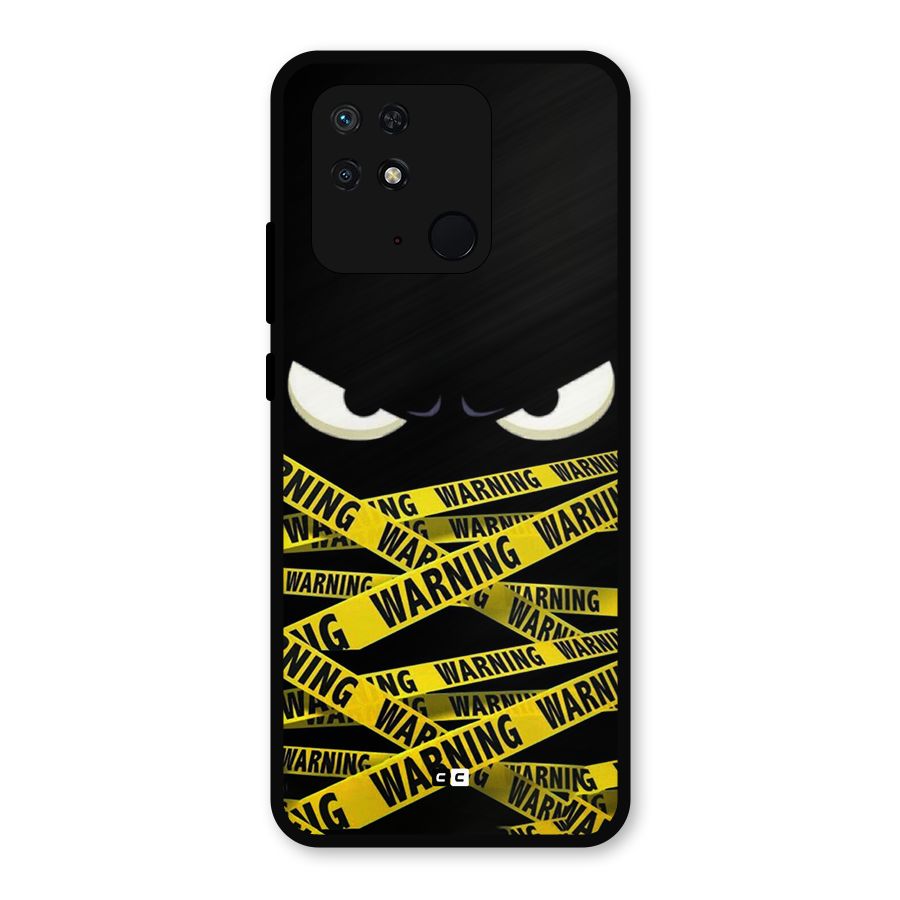 Warning Eyes Metal Back Case for Redmi 10