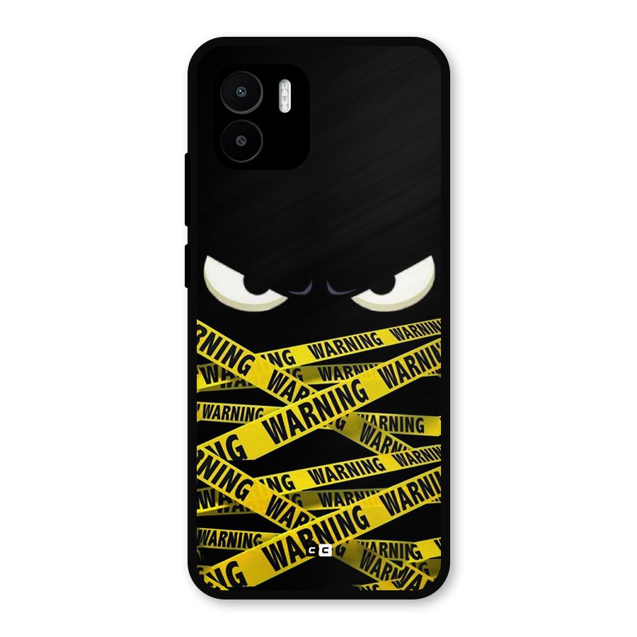 Warning Eyes Metal Back Case for Redmi A2