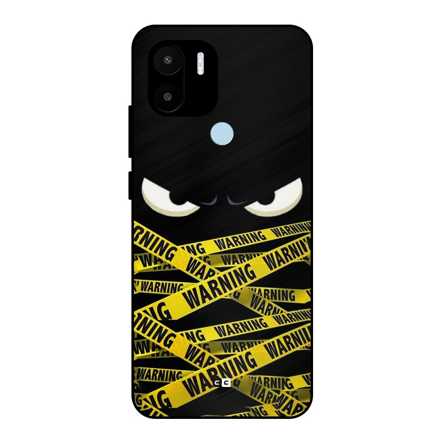 Warning Eyes Metal Back Case for Redmi A2 Plus