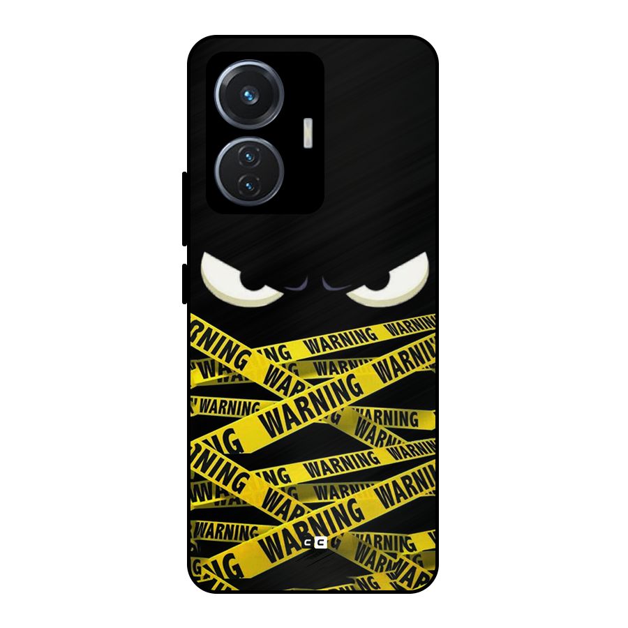 Warning Eyes Metal Back Case for Vivo T1 44W