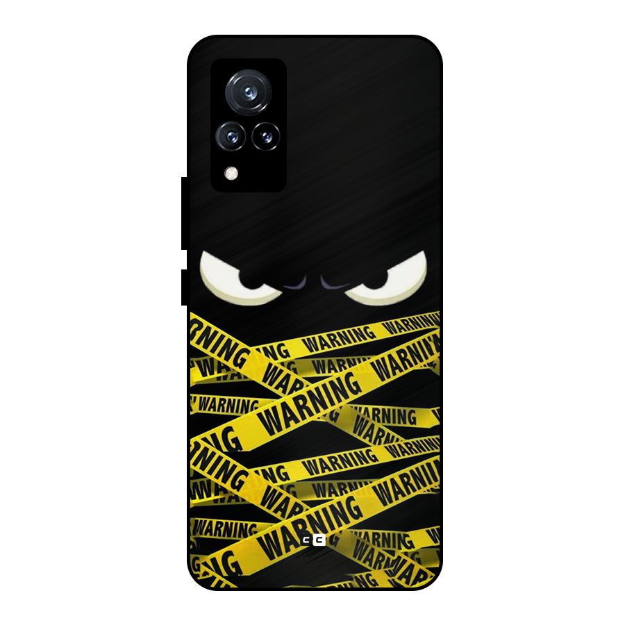 Warning Eyes Metal Back Case for Vivo V21 5G