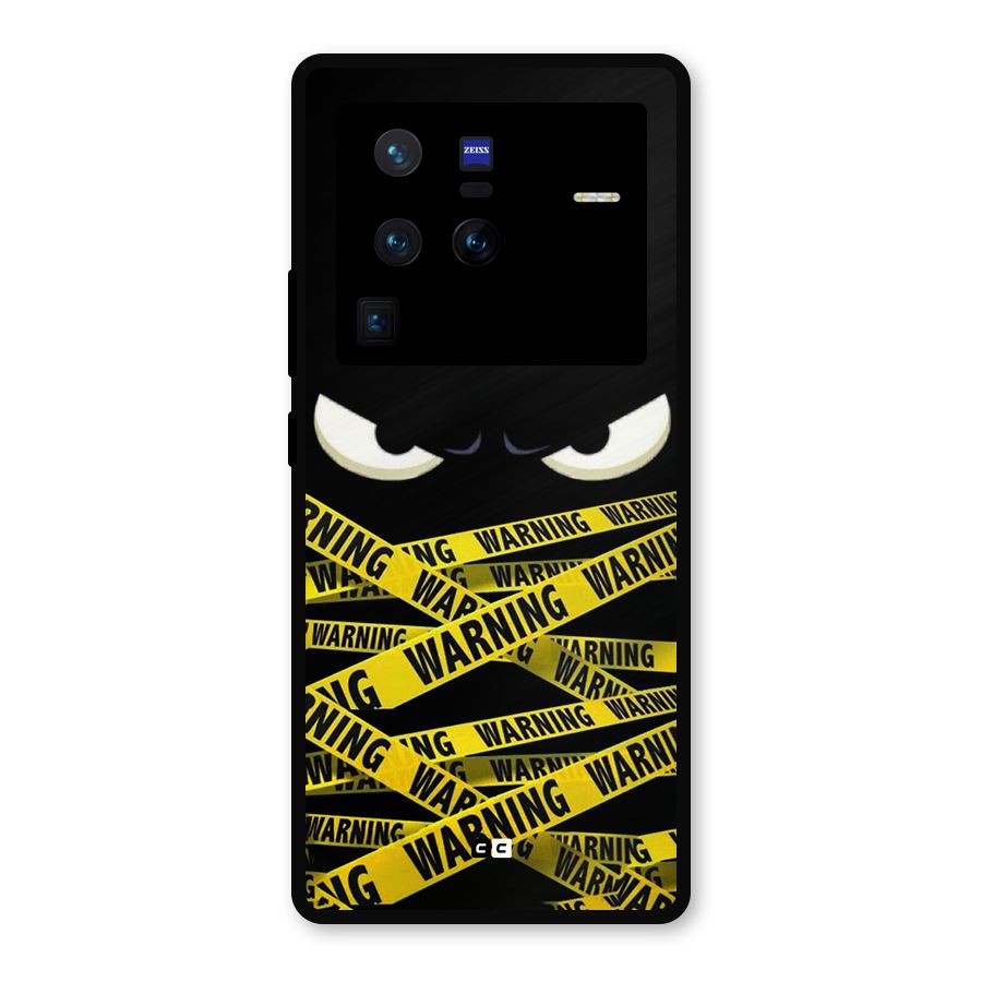Warning Eyes Metal Back Case for Vivo X80 Pro