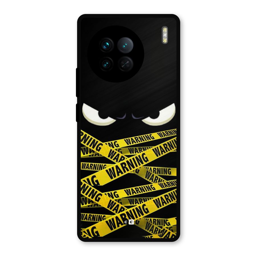 Warning Eyes Metal Back Case for Vivo X90