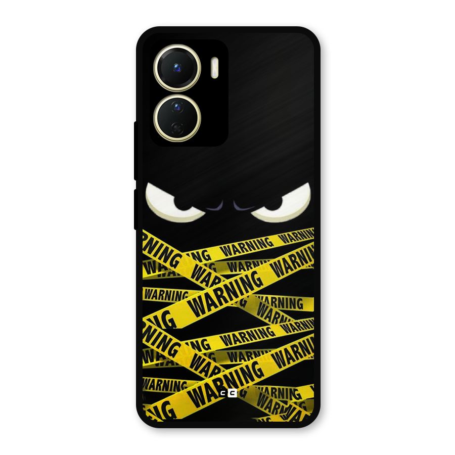 Warning Eyes Metal Back Case for Vivo Y16