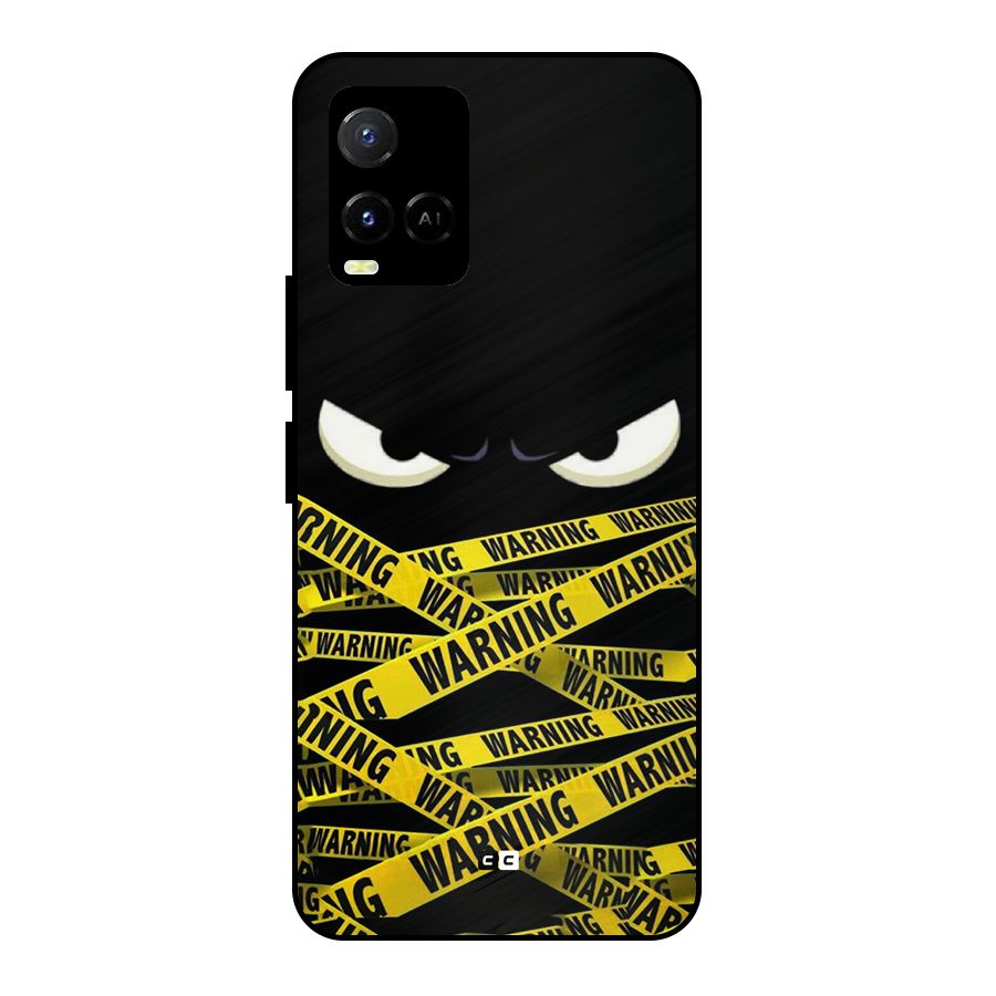 Warning Eyes Metal Back Case for Vivo Y21