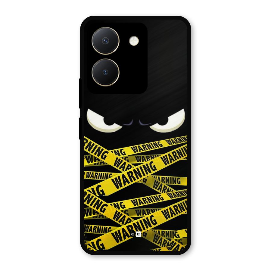 Warning Eyes Metal Back Case for Vivo Y36