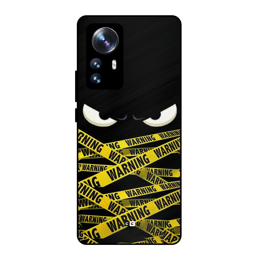 Warning Eyes Metal Back Case for Xiaomi 12 Pro