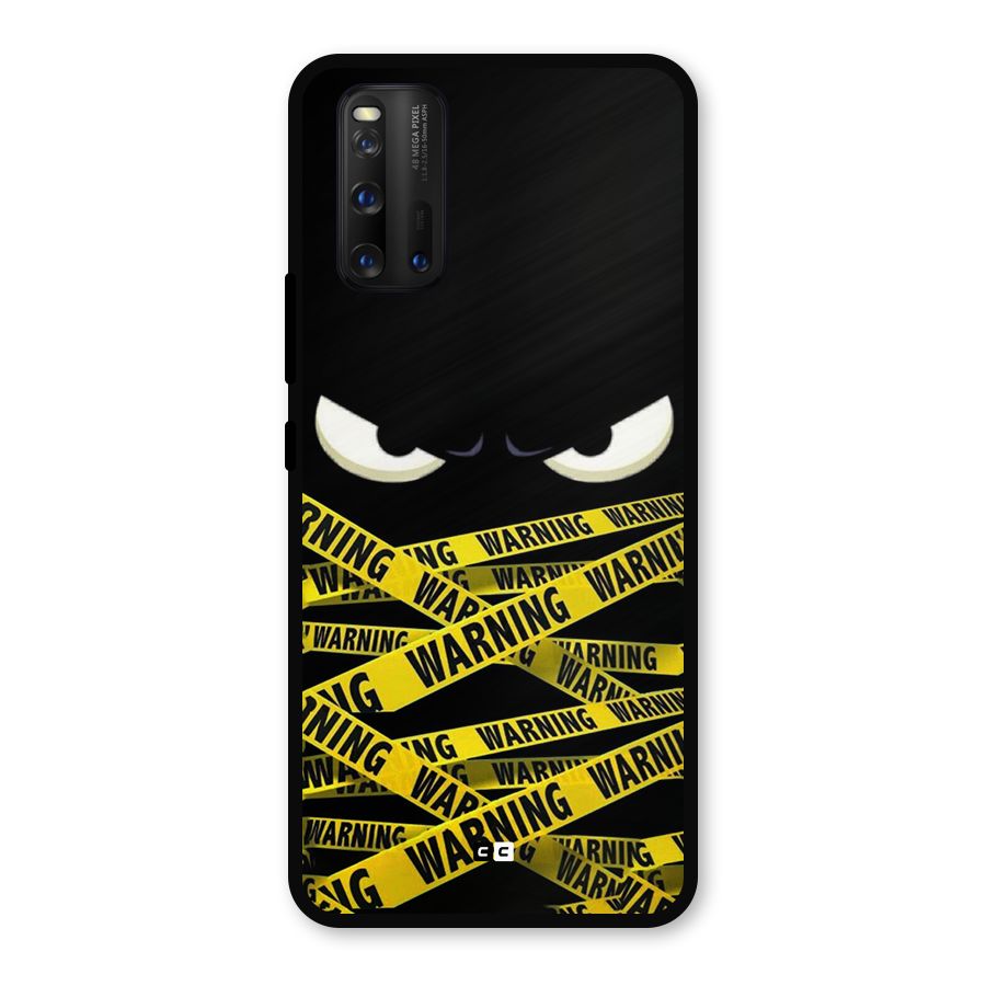 Warning Eyes Metal Back Case for iQOO 3