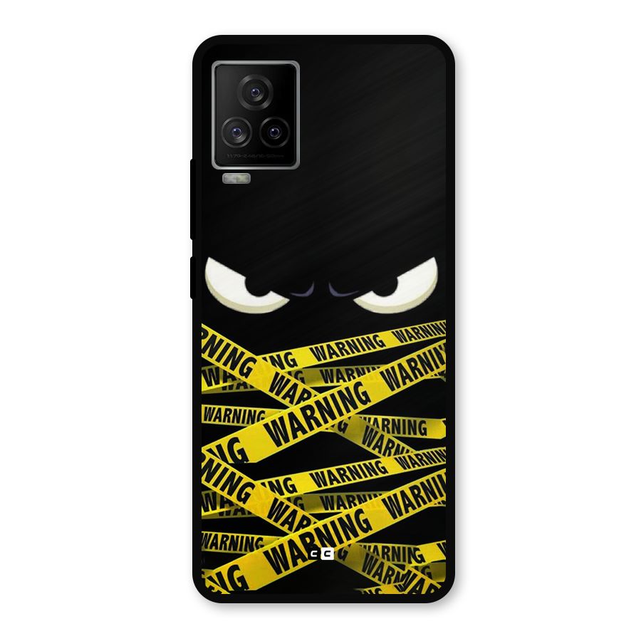 Warning Eyes Metal Back Case for iQOO 7 Legend 5G