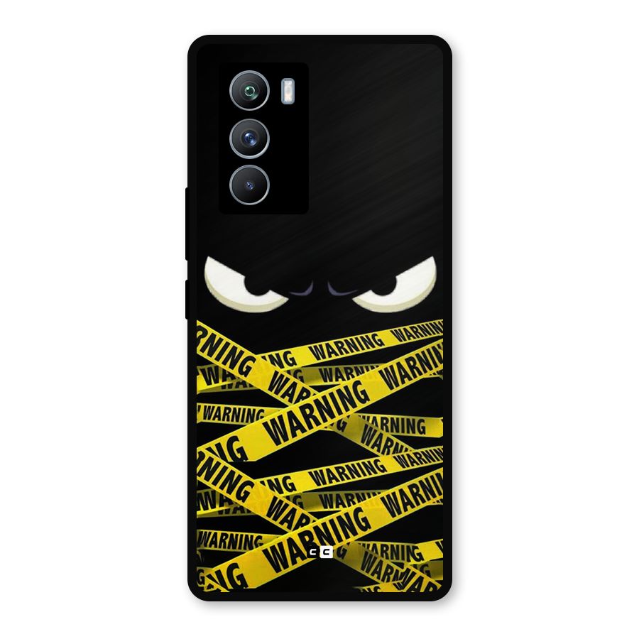 Warning Eyes Metal Back Case for iQOO 9 SE