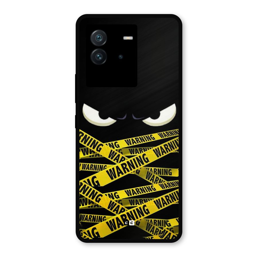 Warning Eyes Metal Back Case for iQOO Neo 6 5G