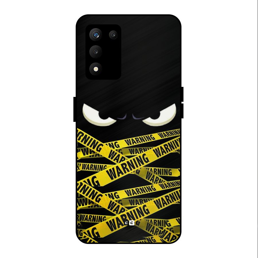 Warning Eyes Metal Back Case for realme 9 5G SE