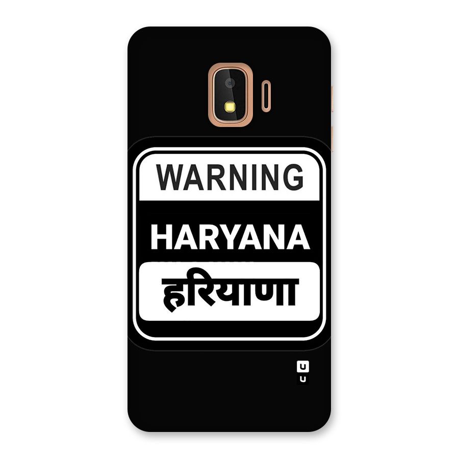 Warning Haryana Back Case for Galaxy J2 Core