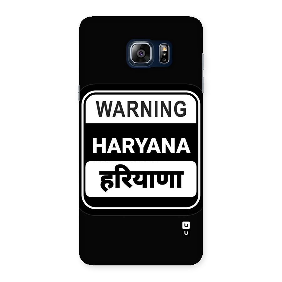 Warning Haryana Back Case for Galaxy Note 5