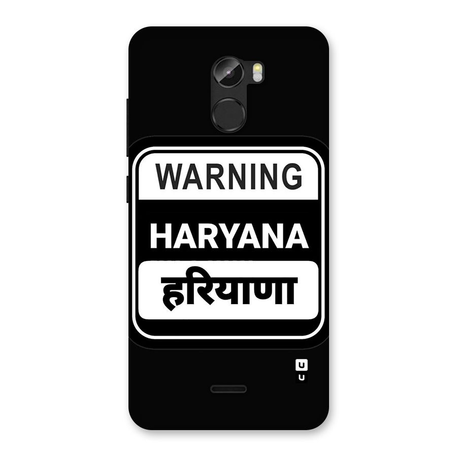 Warning Haryana Back Case for Gionee X1