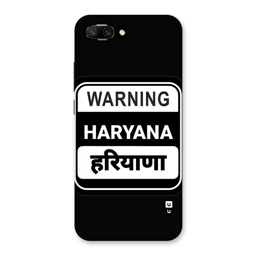 Warning Haryana Back Case for Honor 10