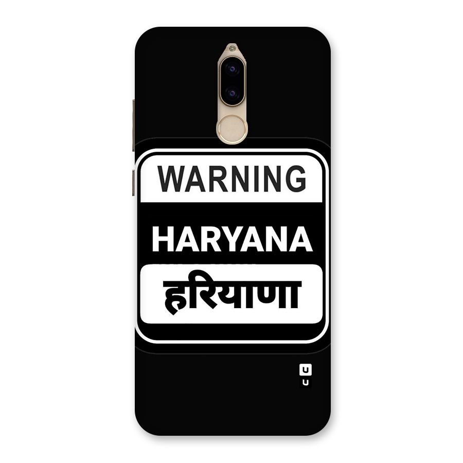 Warning Haryana Back Case for Honor 9i