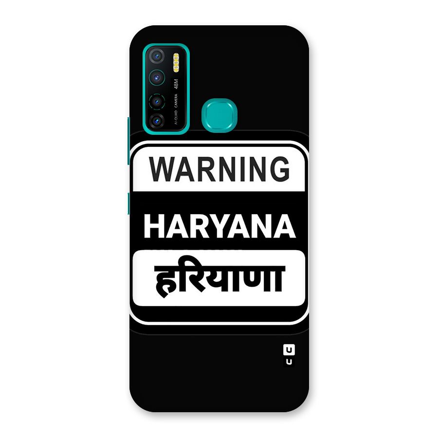 Warning Haryana Back Case for Infinix Hot 9 Pro