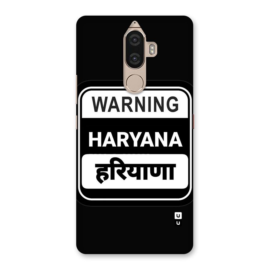 Warning Haryana Back Case for Lenovo K8 Note