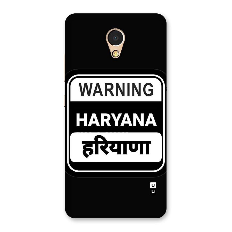 Warning Haryana Back Case for Lenovo P2