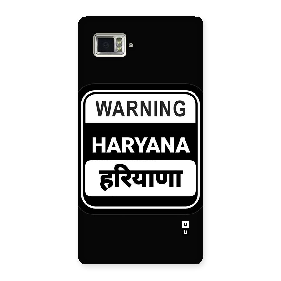 Warning Haryana Back Case for Lenovo Vibe Z2 Pro K920