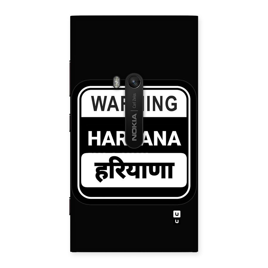Warning Haryana Back Case for Lumia 920