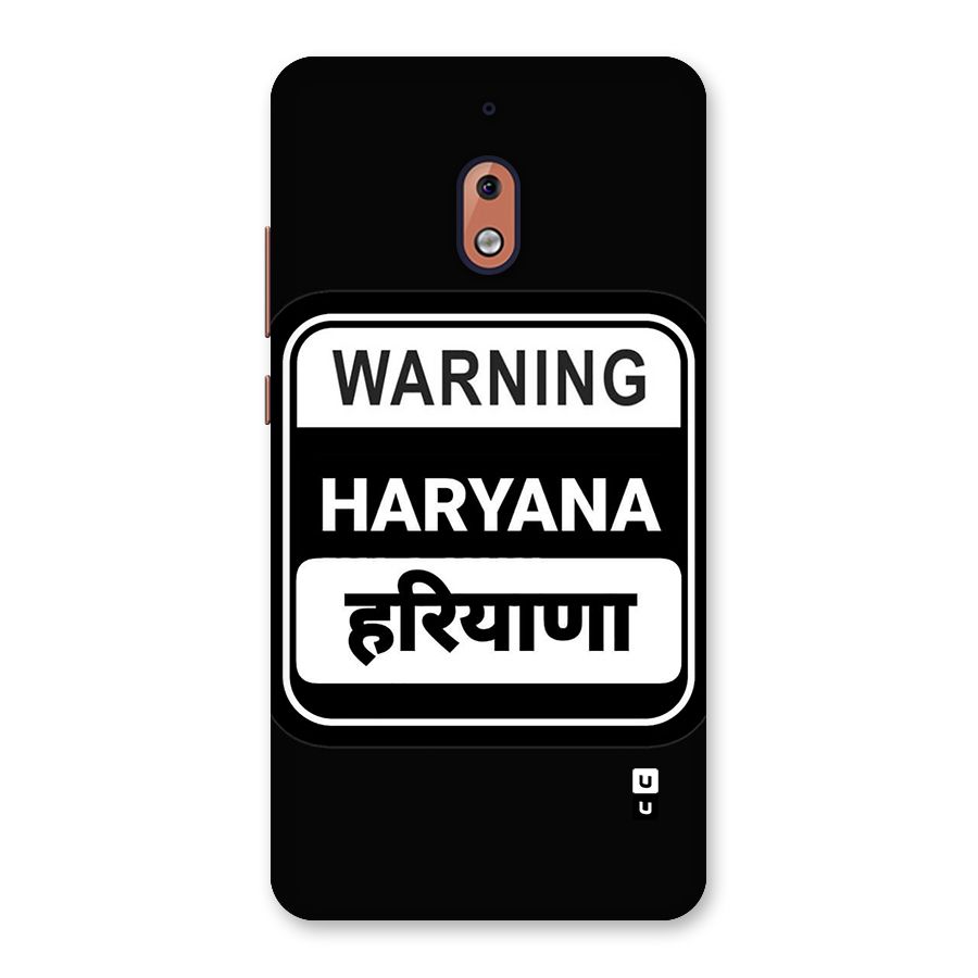 Warning Haryana Back Case for Nokia 2.1