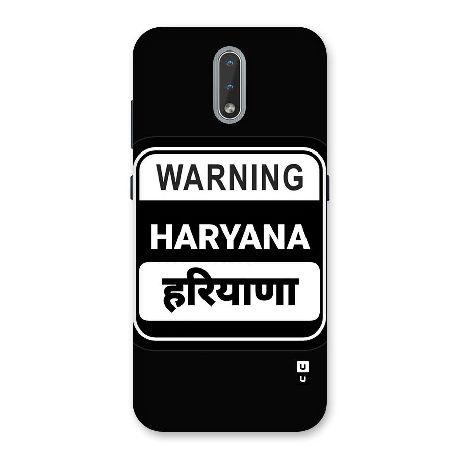 Warning Haryana Back Case for Nokia 2.3