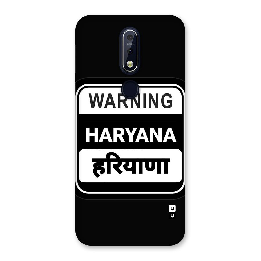 Warning Haryana Back Case for Nokia 7.1