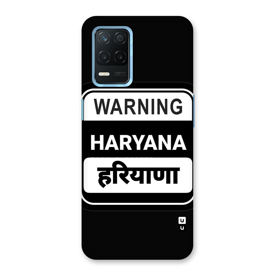Warning Haryana Back Case for Realme 8s 5G