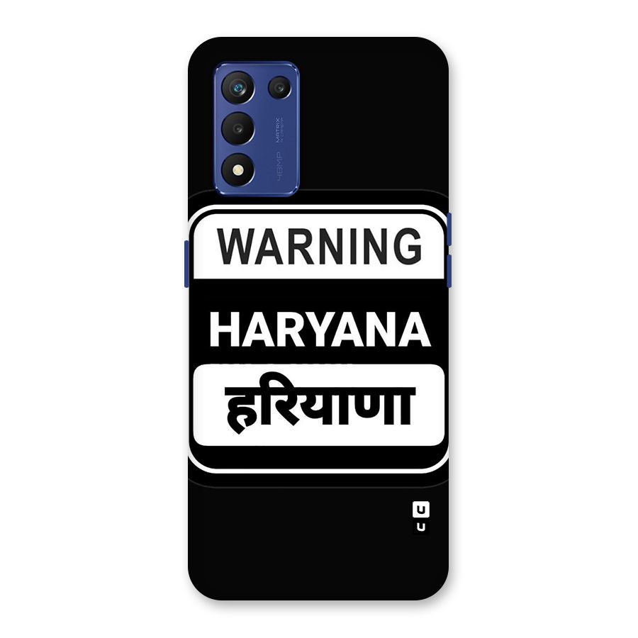 Warning Haryana Back Case for Realme 9 5G Speed