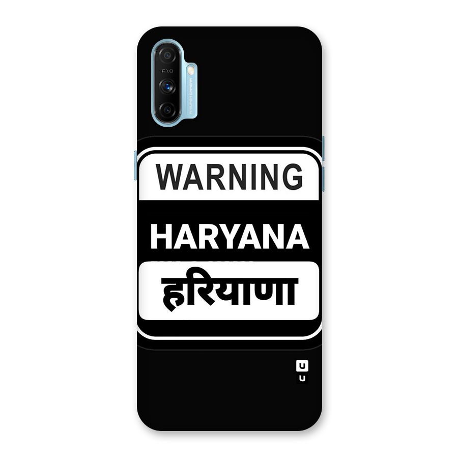 Warning Haryana Back Case for Realme Narzo 20A