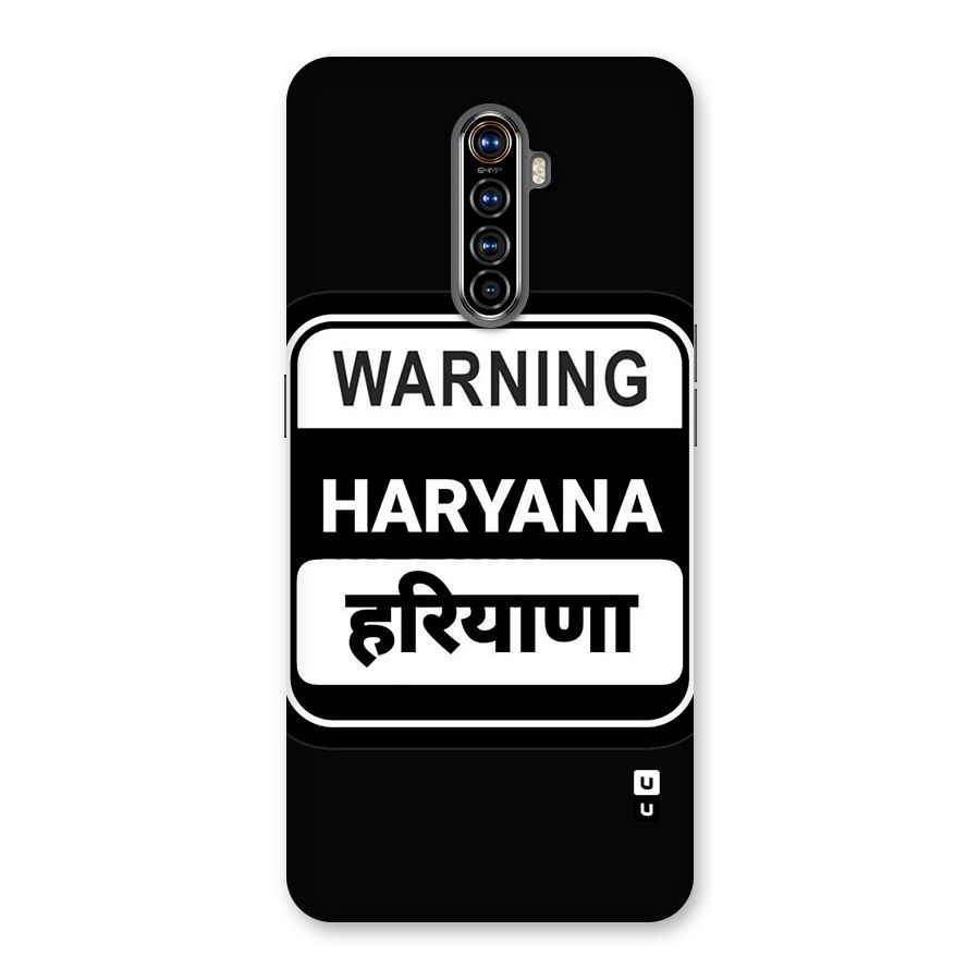 Warning Haryana Back Case for Realme X2 Pro