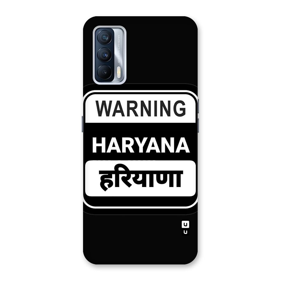 Warning Haryana Back Case for Realme X7