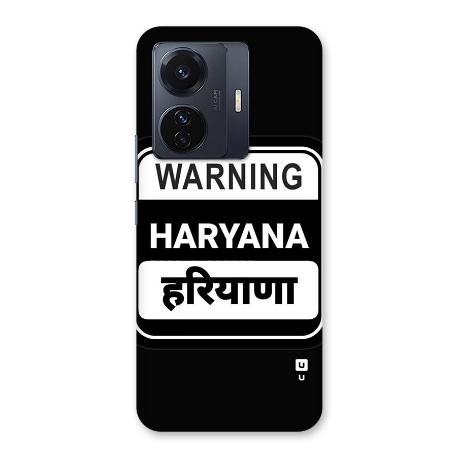 Warning Haryana Back Case for Vivo T1 Pro