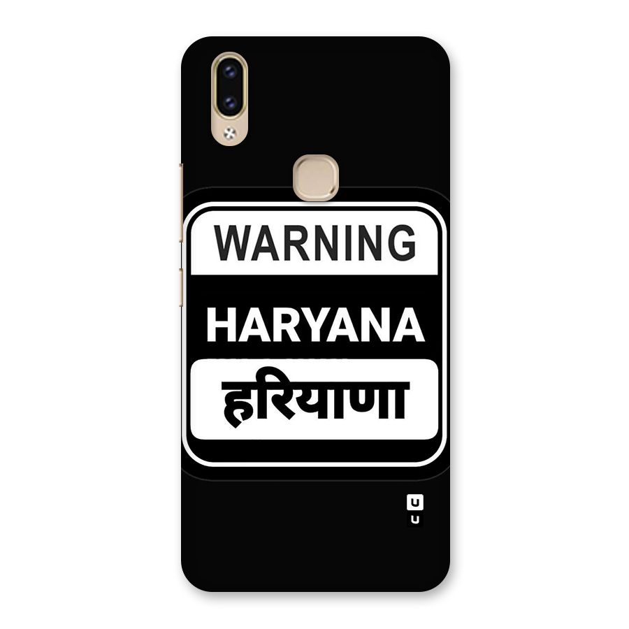 Warning Haryana Back Case for Vivo V9 Youth