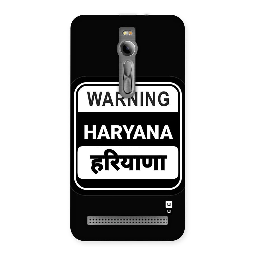 Warning Haryana Back Case for Zenfone 2