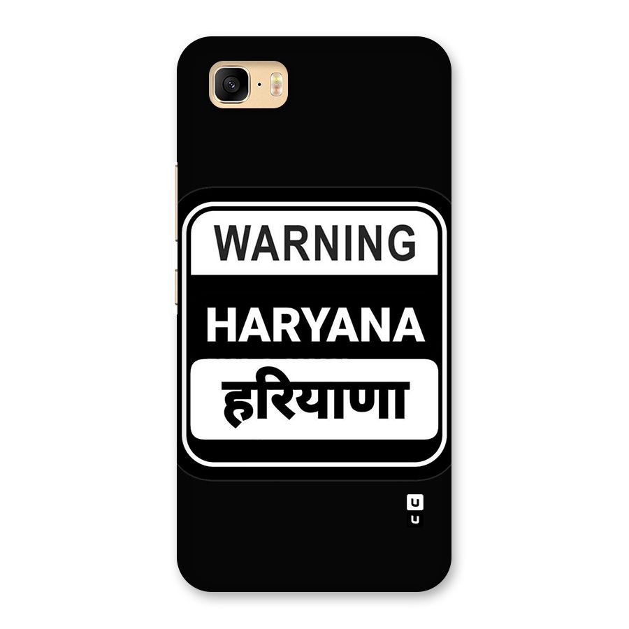 Warning Haryana Back Case for Zenfone 3s Max