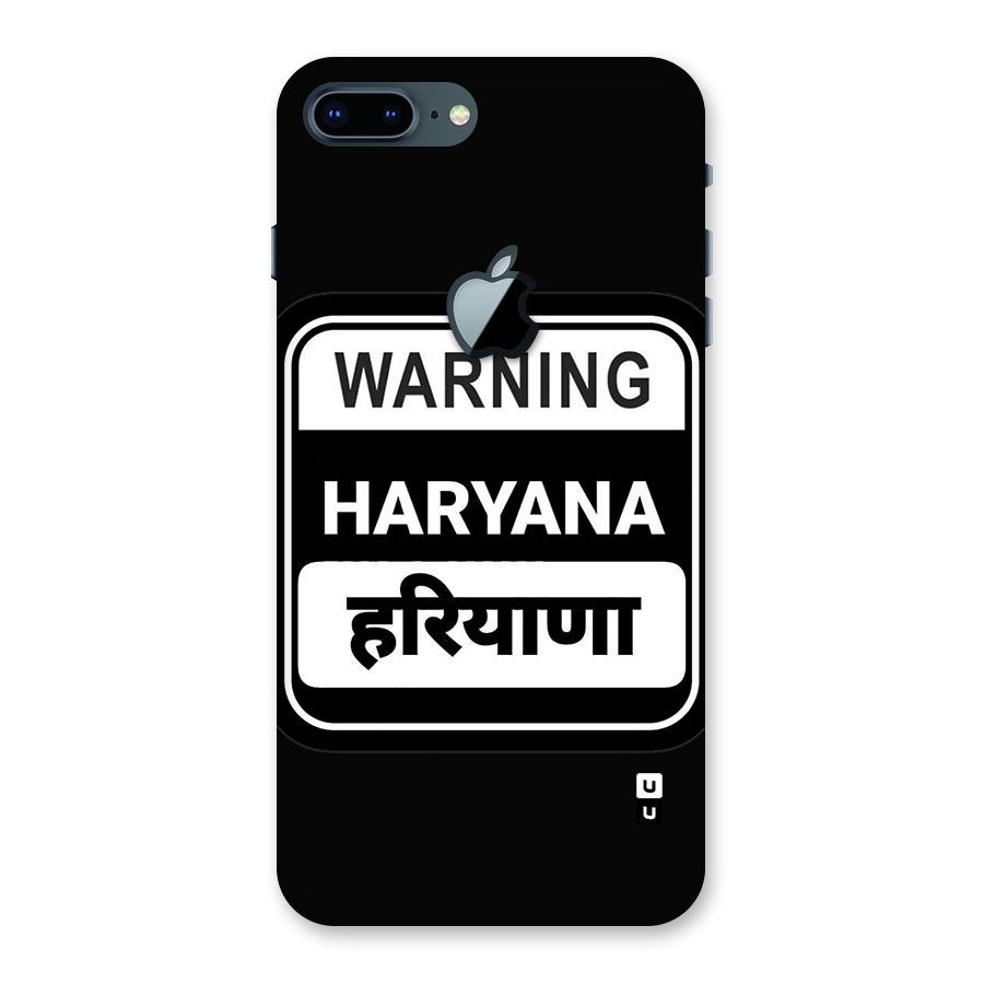 Warning Haryana Back Case for iPhone 7 Plus Apple Cut